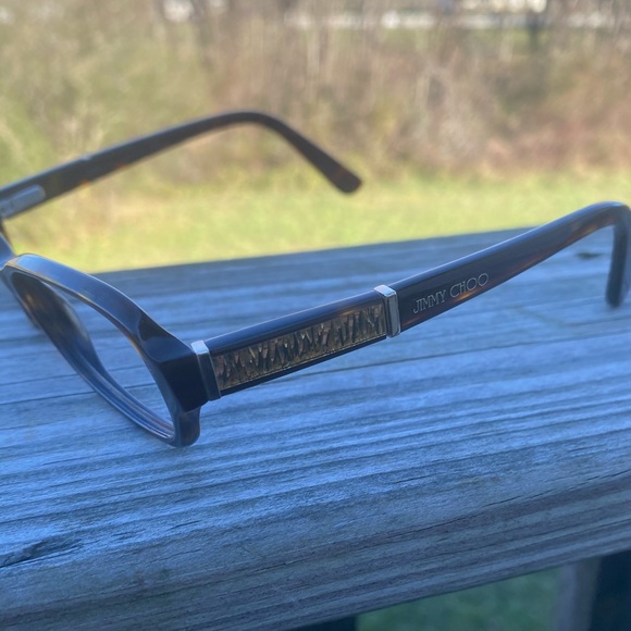 Jimmy Choo Glasses Frames brown with gold accent Made in Italy 54[]15 140 - Picture 5 of 10